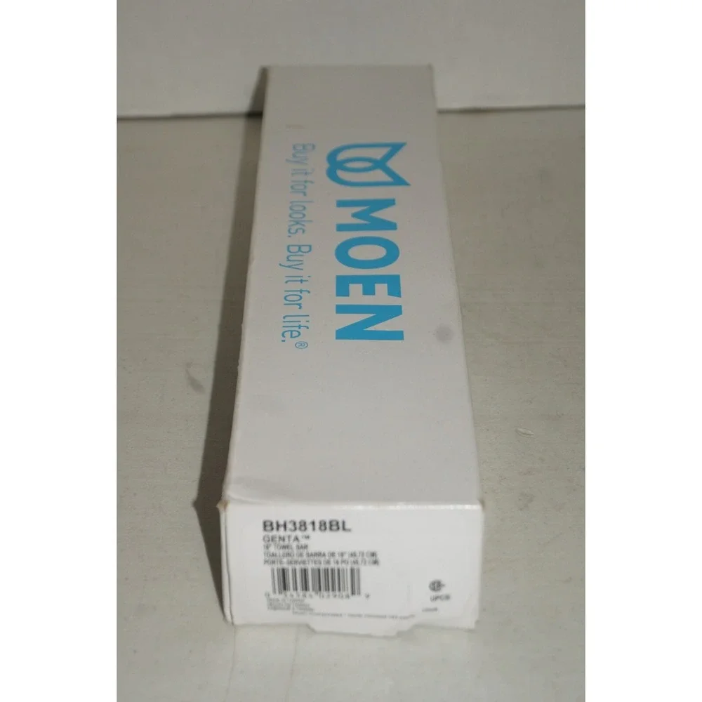 Moen Genta BH3818BL Black 18 inch Towel Bar